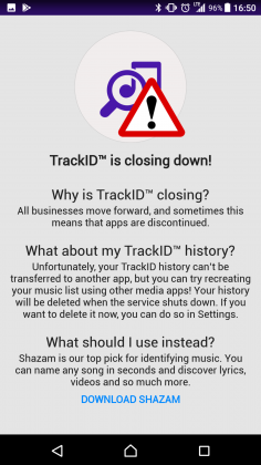TrackID alert 2