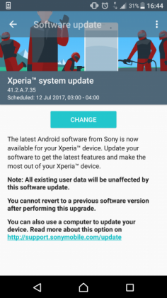 Xperia XZ ed X Performance update
