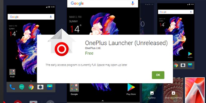OnePlus Launcher fa il suo approdo sul Play Store anche se…per poco