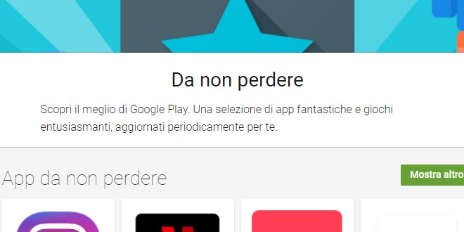 Google Play Store Editor's Choise