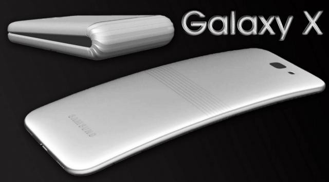 Samsun Galaxy X smartphone pieghevole