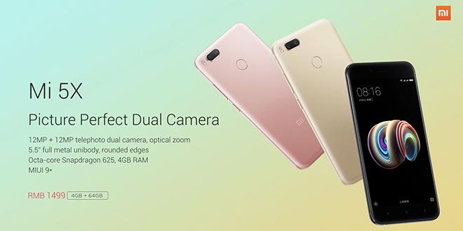 Introdotta una variante economica per Xiaomi Mi 5X