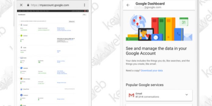 Google ridisegna Dashboard