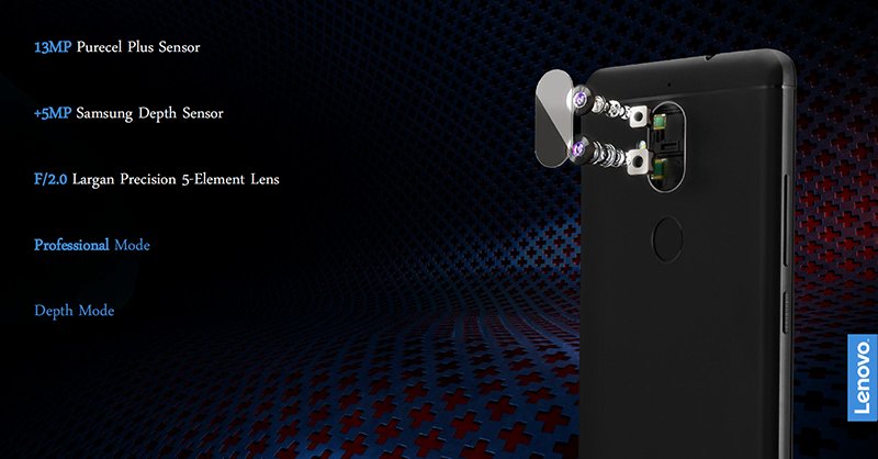 Lenovo K8 Plus - doppia fotocamera