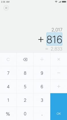 Xiaomi Mi Calculator