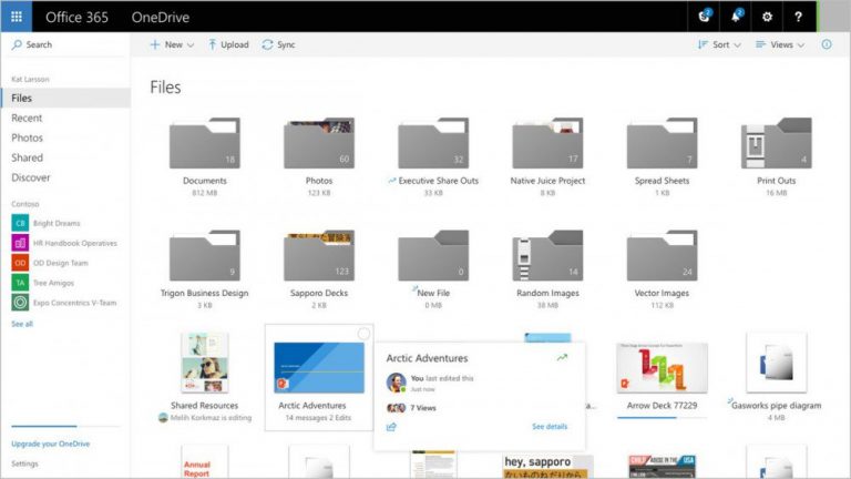 OneDrive, in arrivo miglioramenti all’interfaccia