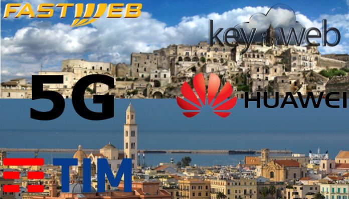 Anche Bari e Matera rincorrono il 5G grazie a TIM, Fastweb e Huawei