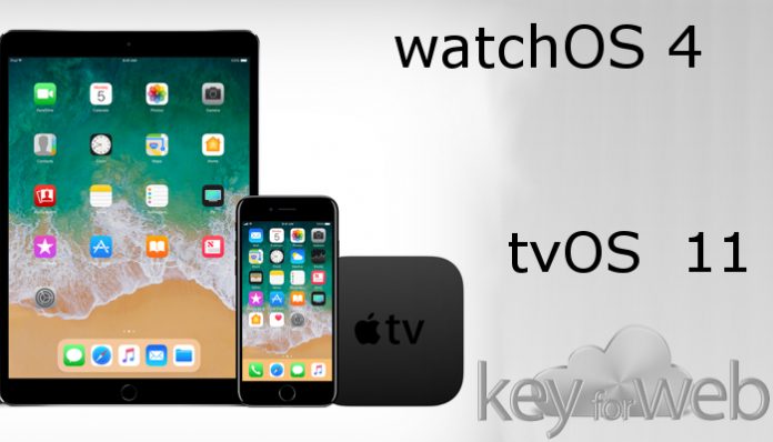 Dopo iOS 11 ecco watchOS 4 e tvOS 11 disponibili al download