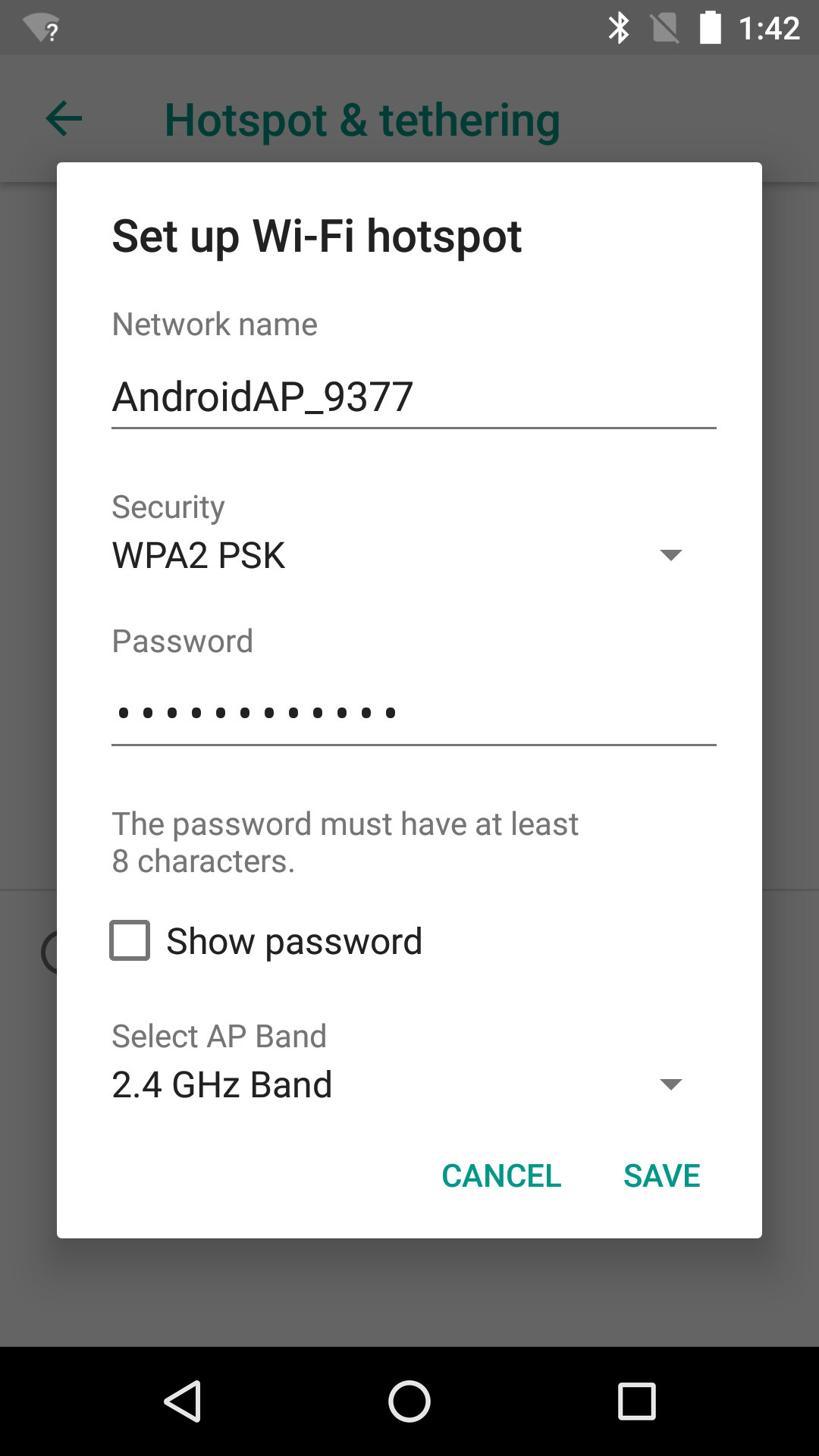 android oreo hotspot