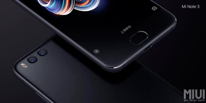 Xiaomi Mi Note 5