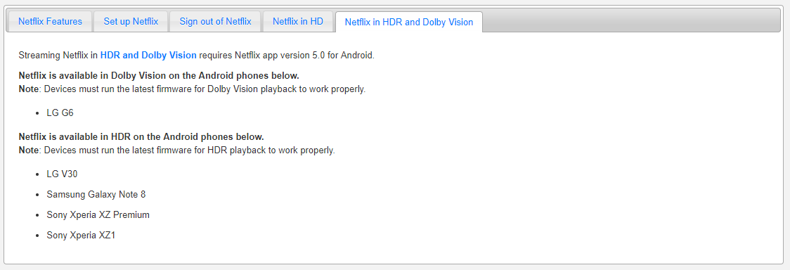 netflix Galaxy Note 8