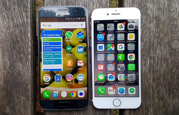 Galaxy S7 vs Iphone 8