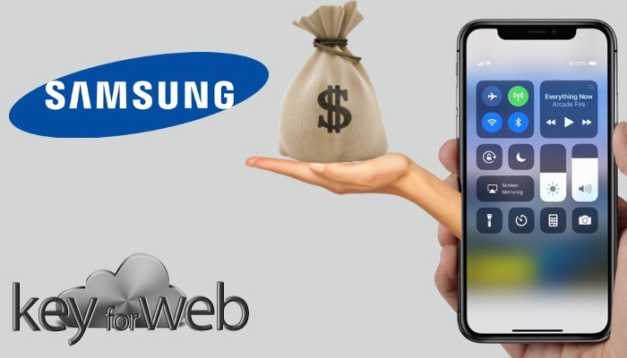 iPhone X è la fortuna di Samsung, 110$ in tasca per ogni top gamma Apple venduto