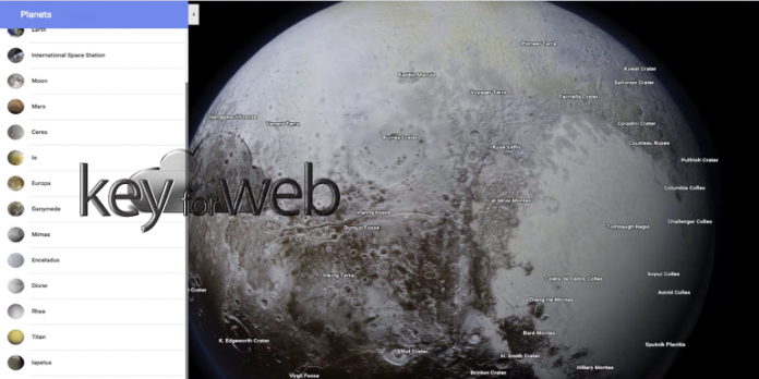 Google Maps abbandona il contatore di calorie e si dedica al Sistema Solare