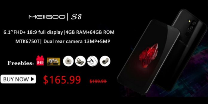 Meiigoo S8 disponibile a 165.99$ (circa 140€)