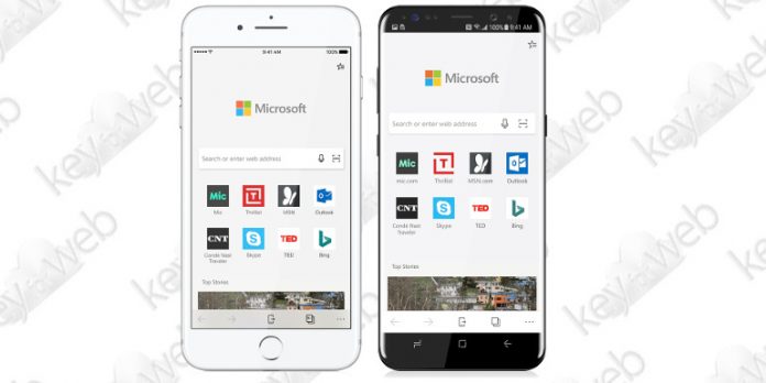 Microsoft Edge per iOS e Android