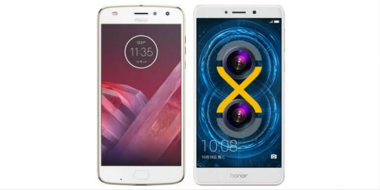 Moto Z2 Play e Honor 6X