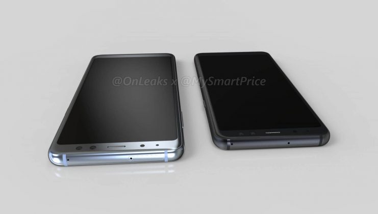 Samsung Galaxy A7 (2018) e Galaxy A5 (2018) - render OnLeaks - 2