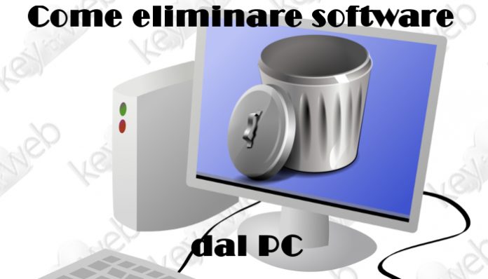 eliminare i software dal PC