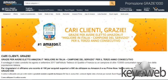 Amazon Migliore in Italia
