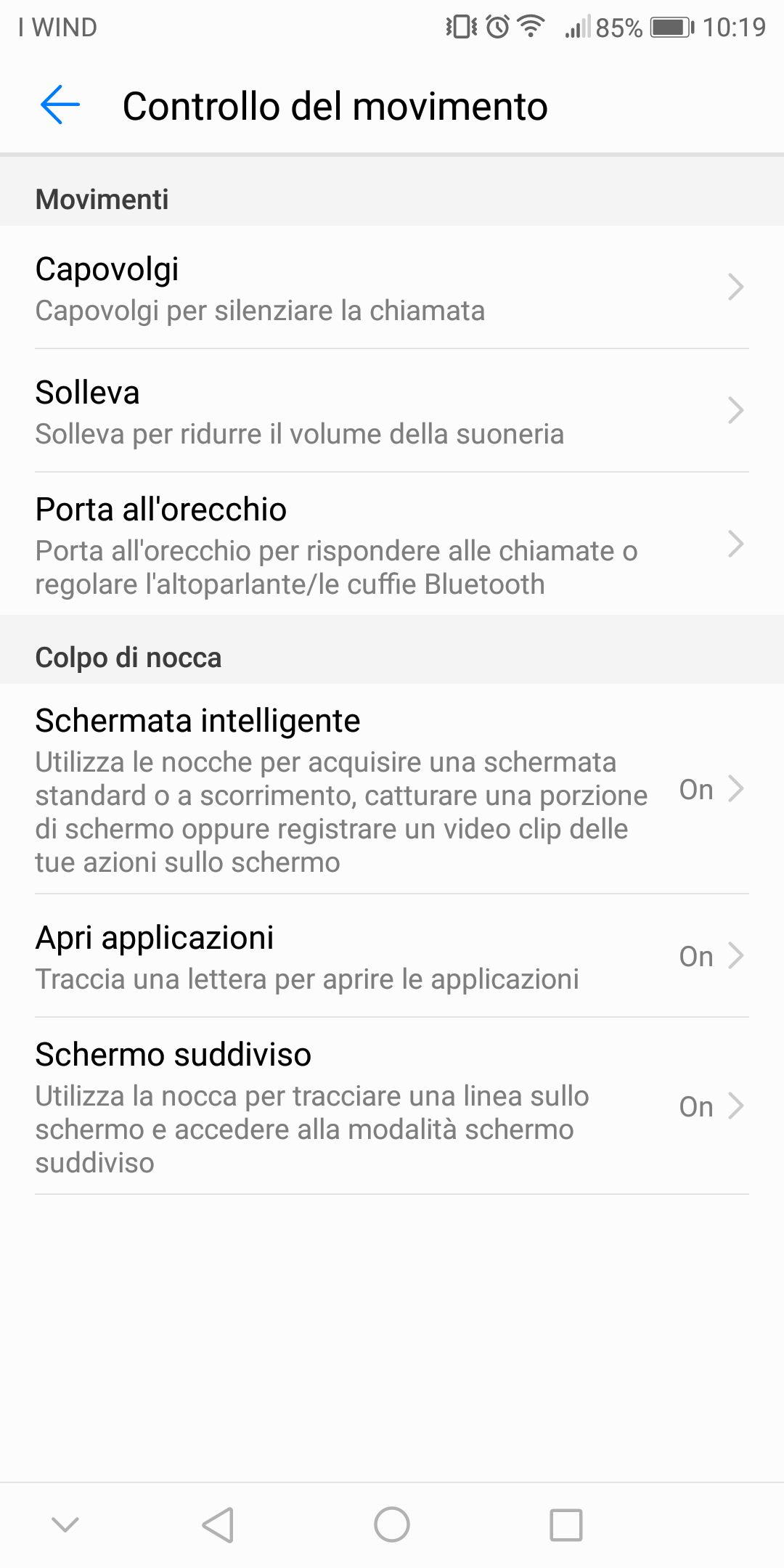 Mate 10 pro impostazioni