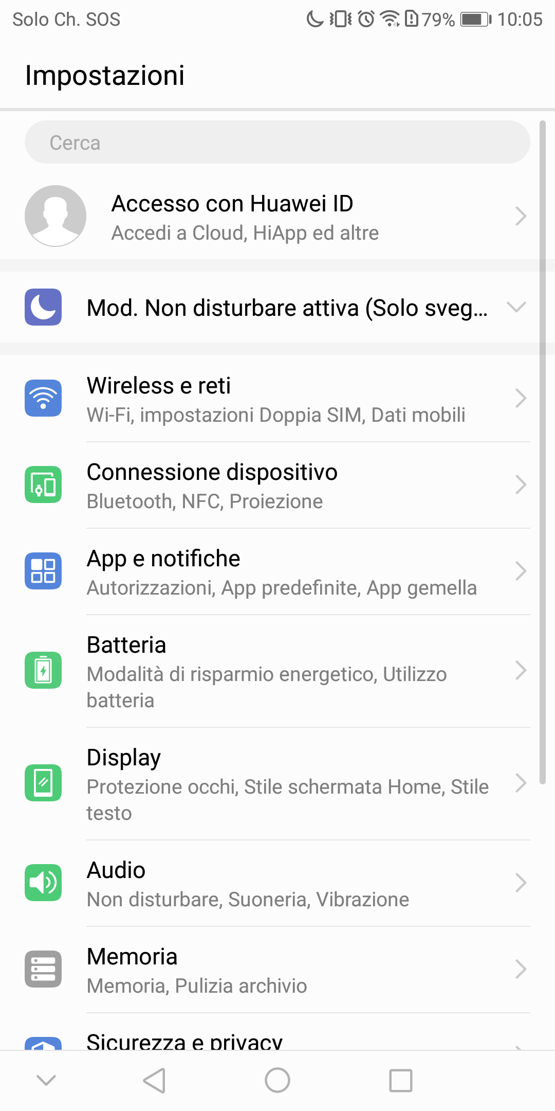 Mate 10 pro impostazioni