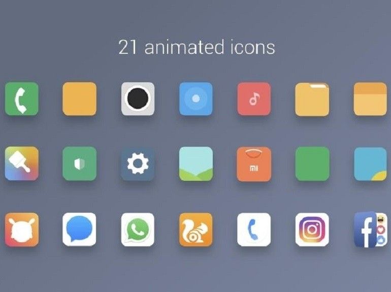 MIUI 9 Icone animate