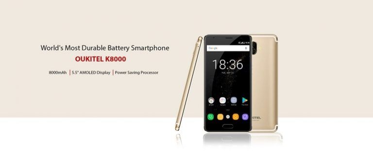 OUKITEL K8000 lo smartphone più duraturo al mondo