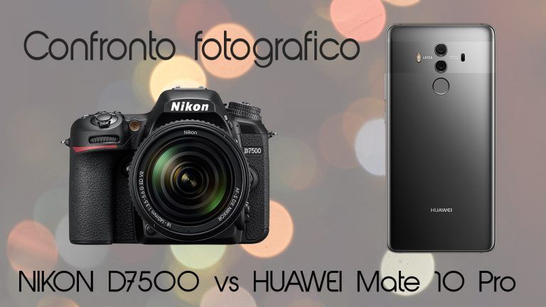 Confronto Fotografico NIKON D7500 vs HUAWEI Mate 10 Pro