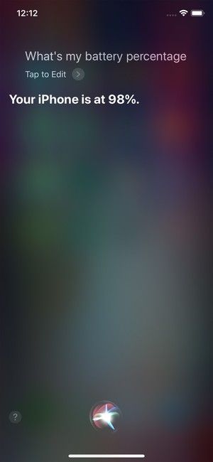 iphone X percentuale batteria