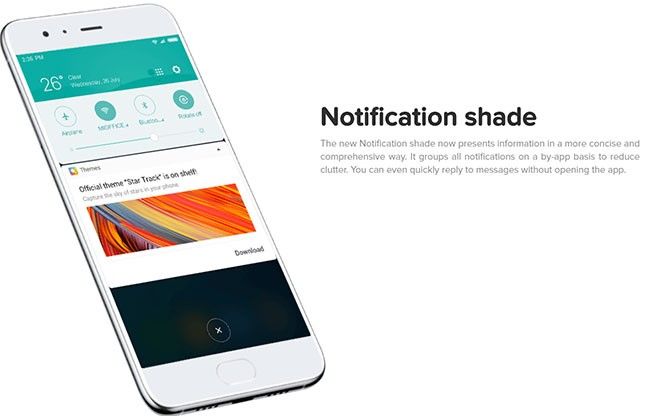 MIUI 9 notifiche interattive e rilascio Global Stable