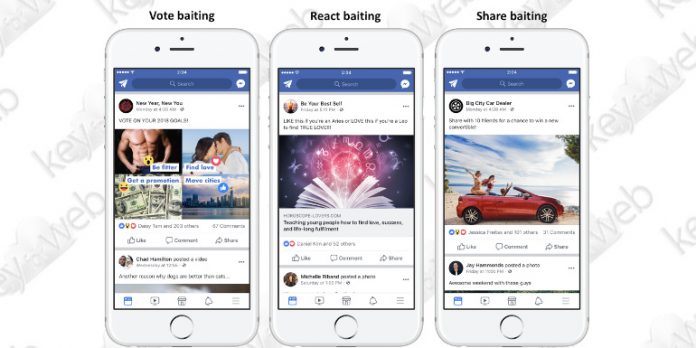 Facebook penalizzerà i post che richiedono donazioni, commenti e condivisioni