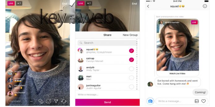Instagram rende possibile inviare un video in diretta
