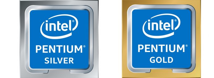 Intel Pentium Silver and Gold
