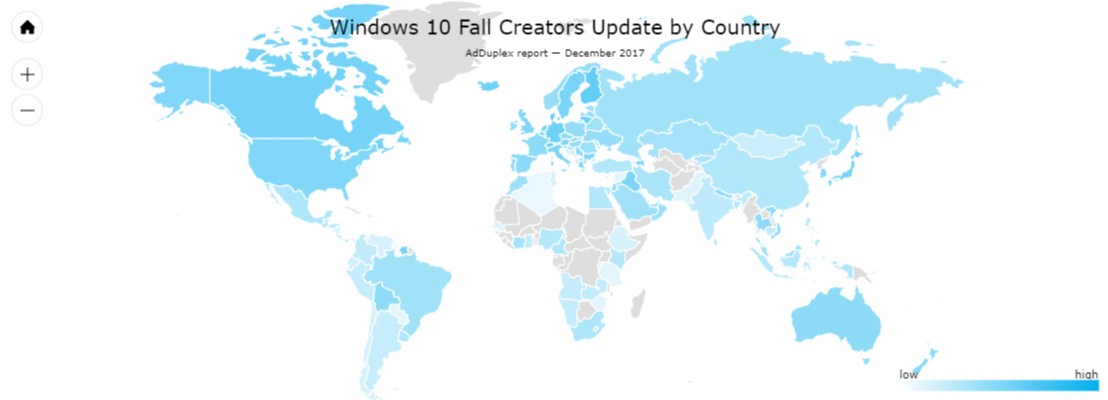Windows 10 FCU Country