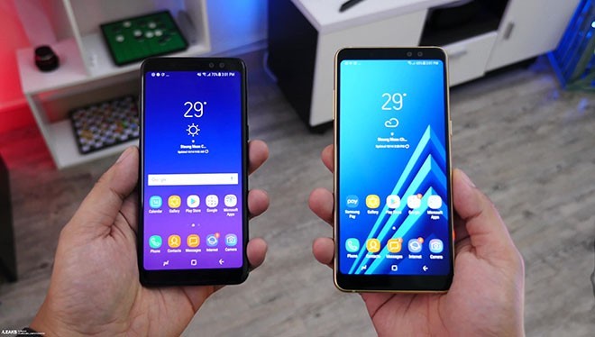 Galaxy A8 e A8+ si mostrano in foto e video
