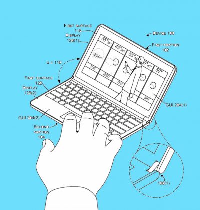 Surface Phone Hinge Patent