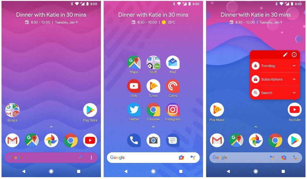 Action Launcher update