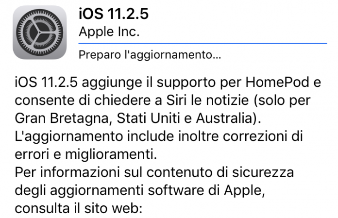 Apple update