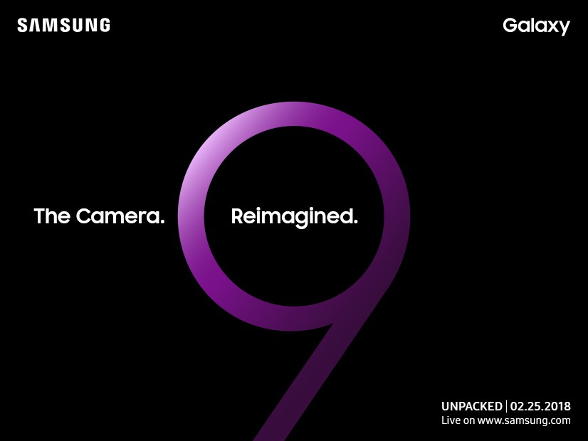 Invito Samsung Unpacked 2018 Galaxy S9