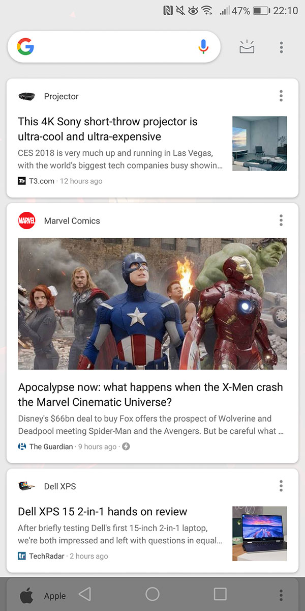 Google Feed, in test una nuova interfaccia