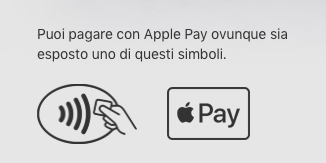 logo apple pay e contactless