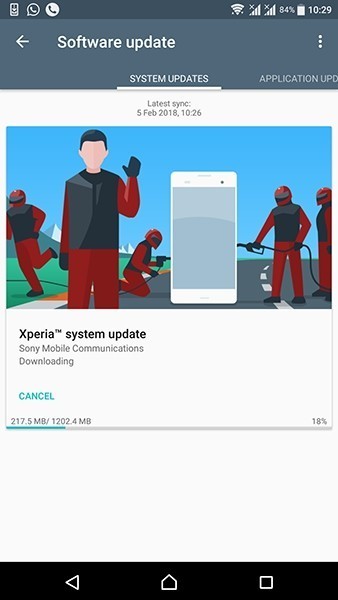 aggiornamento Xperia X