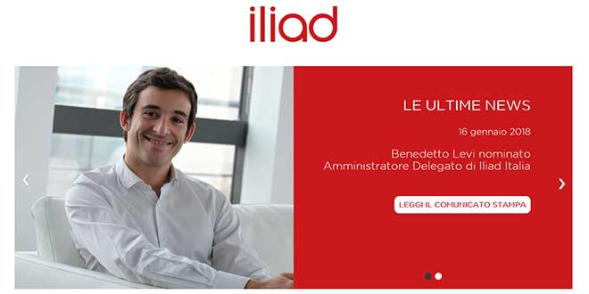 Iliad, parte la pubblicità online del nuovo gestore