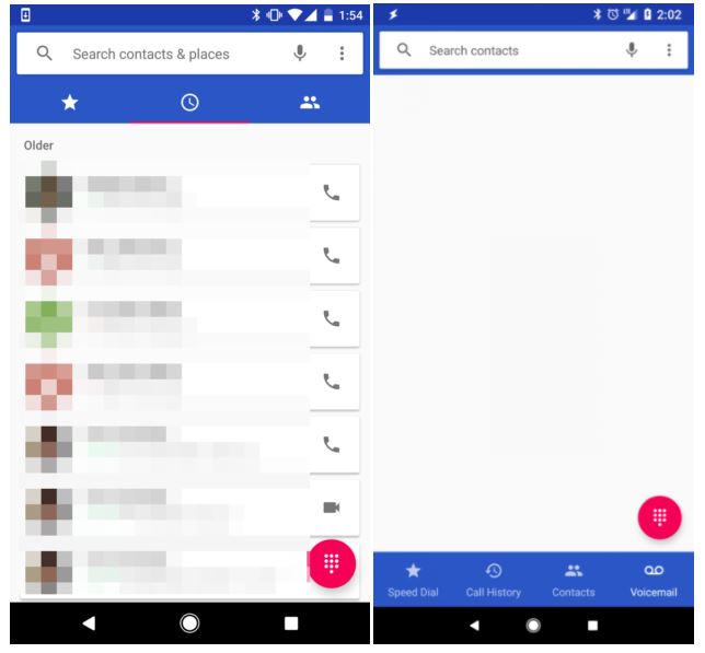 novità app Telefono di Google