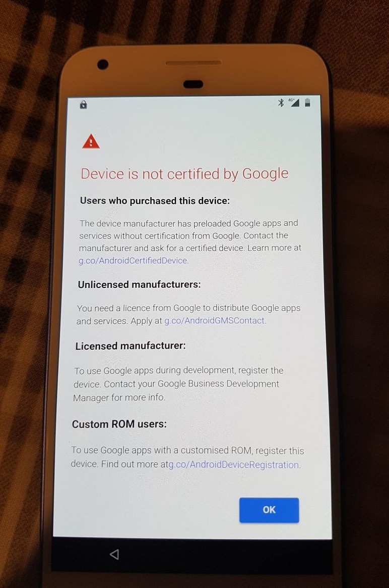 Google Apps bloccate