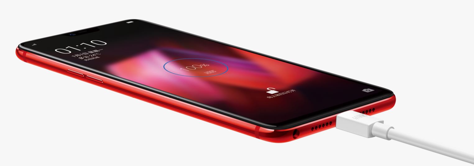 Oppo R15 charge