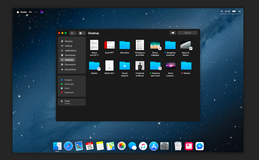 Dark Mode macOS 11