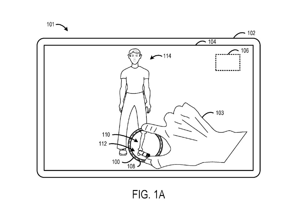 Transparent Surface Dial Patent