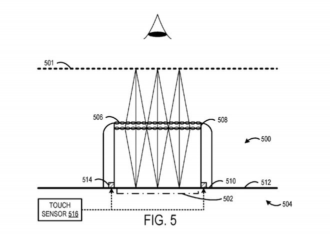 Transparent Surface Dial Patent